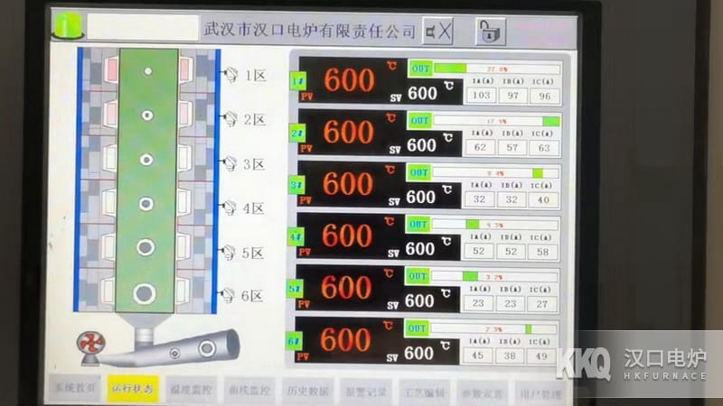 珍珠巖膨脹電爐控溫系統